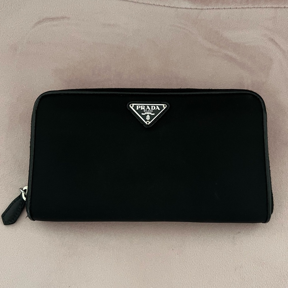 Authentic Prada Nylon Wallet With Entrupy - image 1